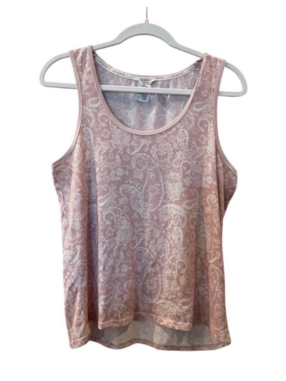 Lucky Brand Women’s Pink Paisley Tank Top  medium / large